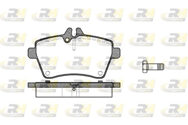 set placute frana,frana disc - ROADHOUSE
