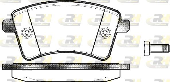 set placute frana,frana disc - ROADHOUSE