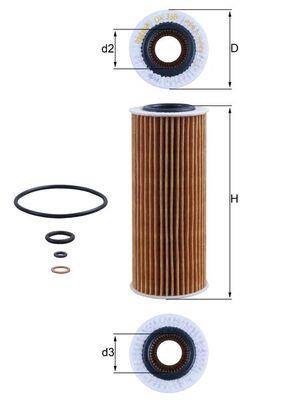 Filtru ulei - KNECHT