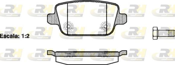 set placute frana,frana disc - ROADHOUSE