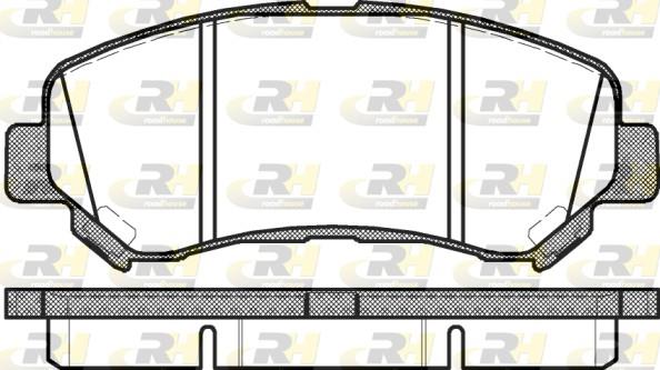 set placute frana,frana disc - ROADHOUSE