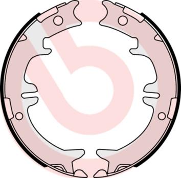 Set saboti frana, frana de mana - BREMBO