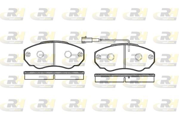 set placute frana,frana disc - ROADHOUSE