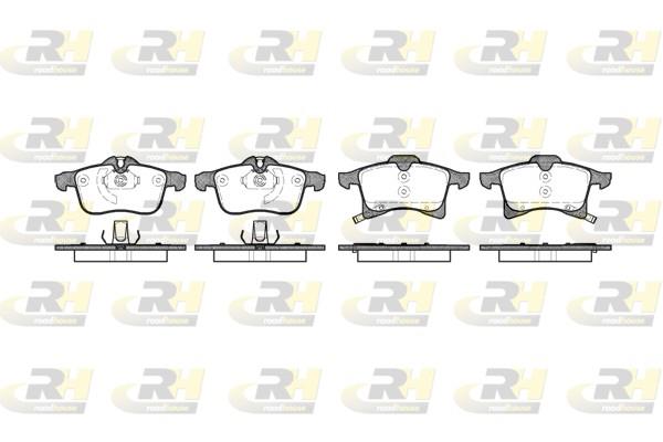 set placute frana,frana disc - ROADHOUSE