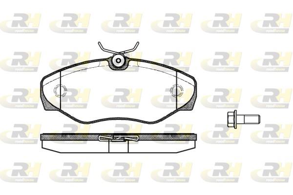 set placute frana,frana disc - ROADHOUSE