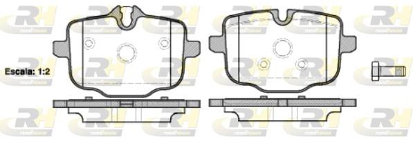 set placute frana,frana disc - ROADHOUSE