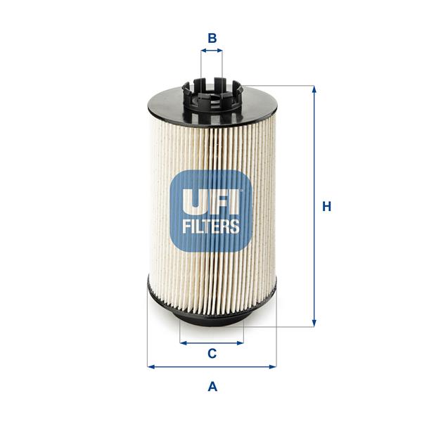 filtru combustibil - UFI