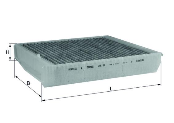 Filtru, aer habitaclu - KNECHT