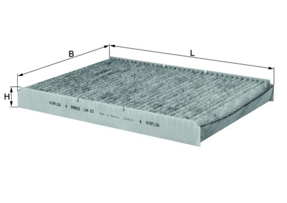 Filtru, aer habitaclu - KNECHT