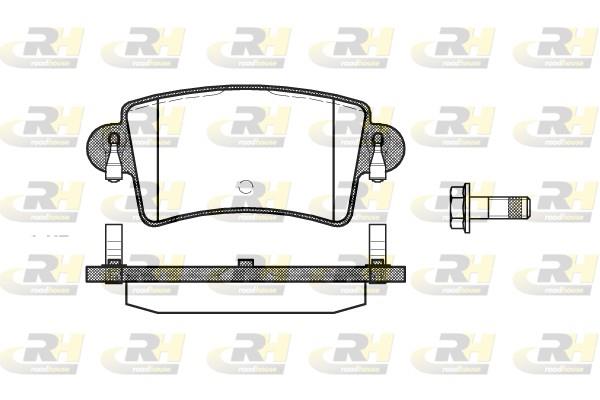 set placute frana,frana disc - ROADHOUSE