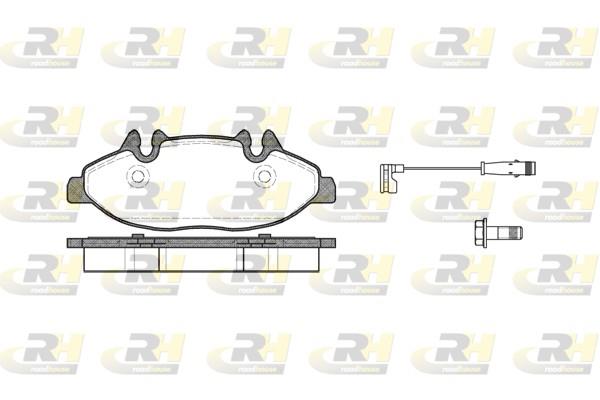 set placute frana,frana disc - ROADHOUSE