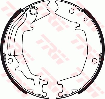 Set saboti frana, frana de mana - TRW