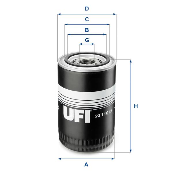 Filtru ulei - UFI