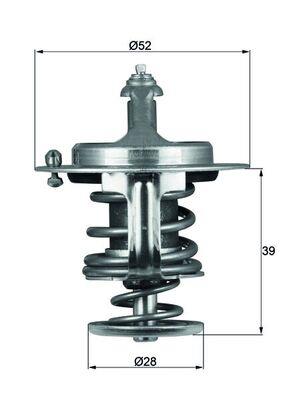 termostat,lichid racire - BEHR