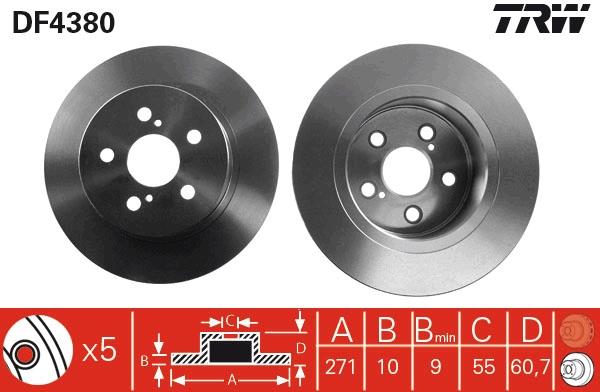 Disc frana - TRW