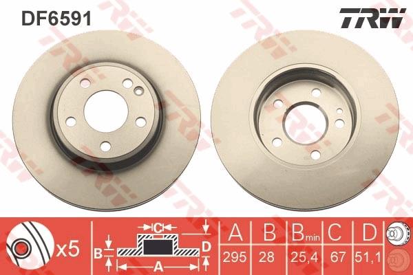 Disc frana - TRW