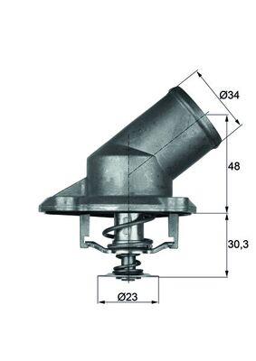 termostat,lichid racire - MAHLE ORIGINAL