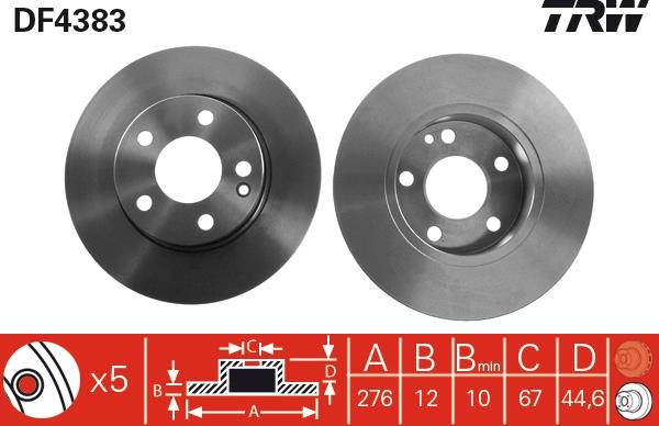 Disc frana - TRW