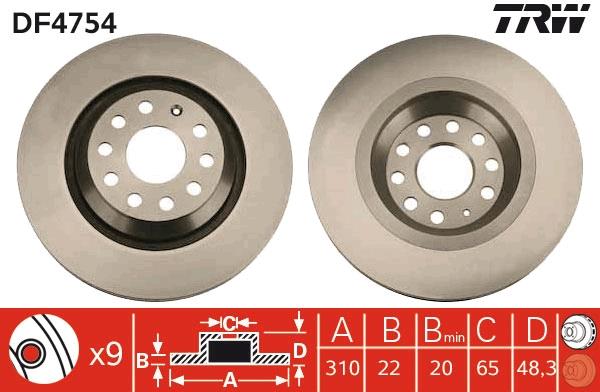 Disc frana - TRW
