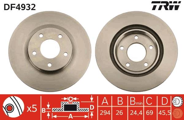 Disc frana - TRW