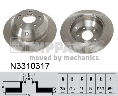 Disc frana - NIPPARTS