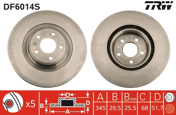 Disc frana - TRW