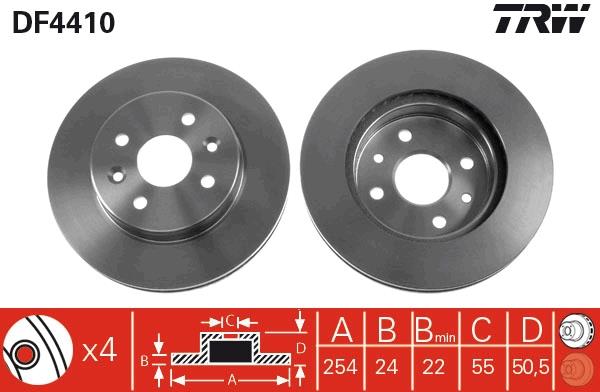 Disc frana - TRW