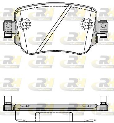 set placute frana,frana disc - ROADHOUSE