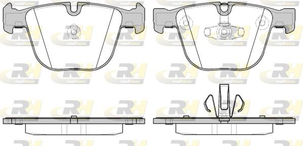 set placute frana,frana disc - ROADHOUSE