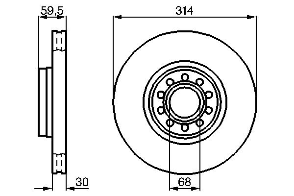 Disc frana - BOSCH