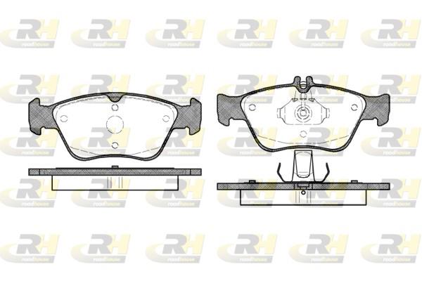 set placute frana,frana disc - ROADHOUSE