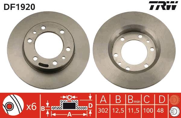 Disc frana - TRW