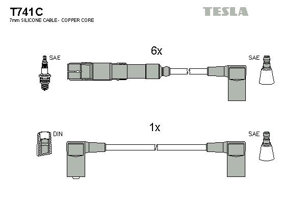 Set cablaj aprinder - TESLA