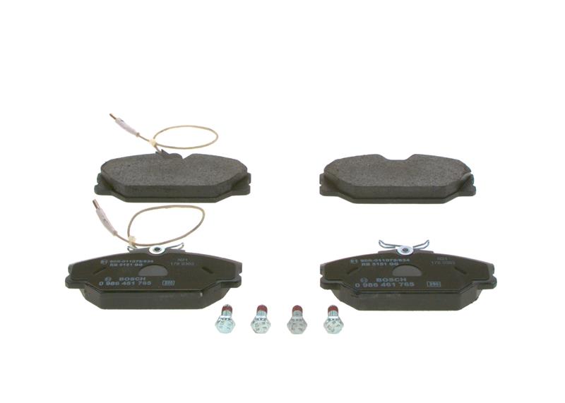 set placute frana,frana disc - BOSCH