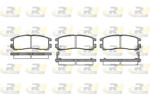 set placute frana,frana disc - ROADHOUSE