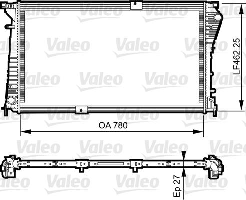 Radiator, racire motor - VALEO