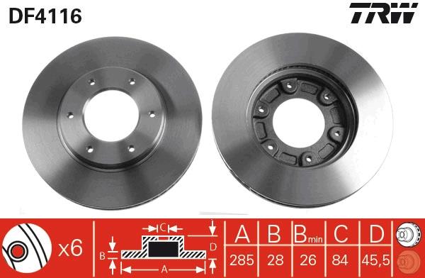 Disc frana - TRW