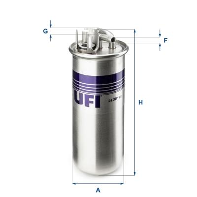 filtru combustibil - UFI
