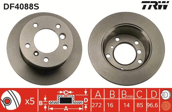 Disc frana - TRW