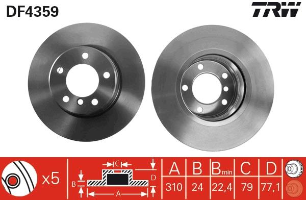 Disc frana - TRW
