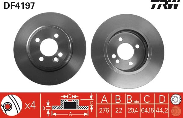 Disc frana - TRW