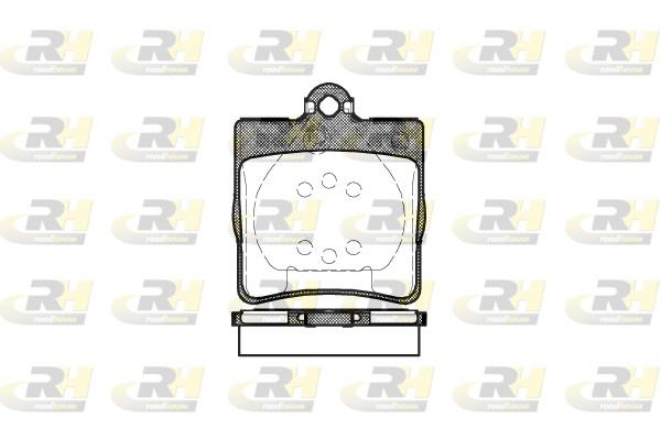 set placute frana,frana disc - ROADHOUSE