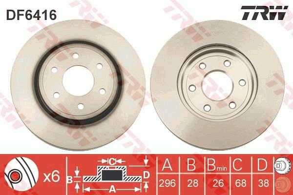 Disc frana - TRW