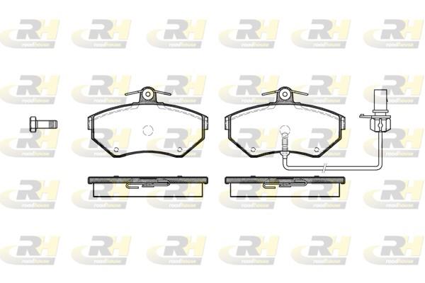 set placute frana,frana disc - ROADHOUSE