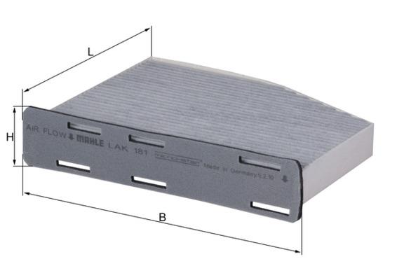 Filtru, aer habitaclu - KNECHT
