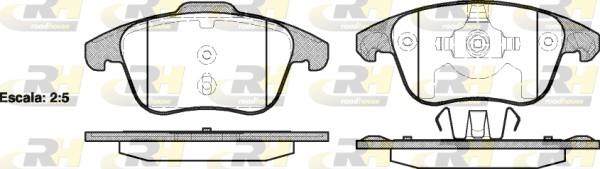 set placute frana,frana disc - ROADHOUSE