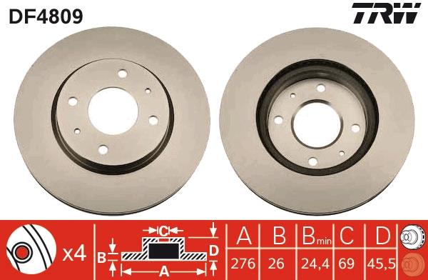 Disc frana - TRW