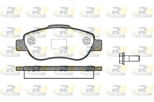 set placute frana,frana disc - ROADHOUSE