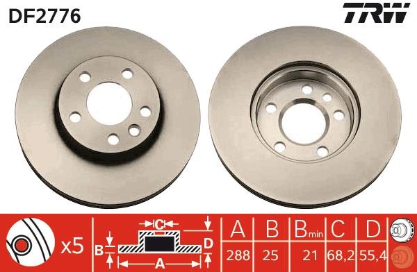 Disc frana - TRW