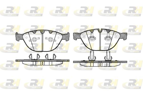 set placute frana,frana disc - ROADHOUSE